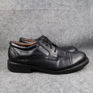 George Shoes Mens 12 Derby Oxford Classic Dress Work Formal Black Leather